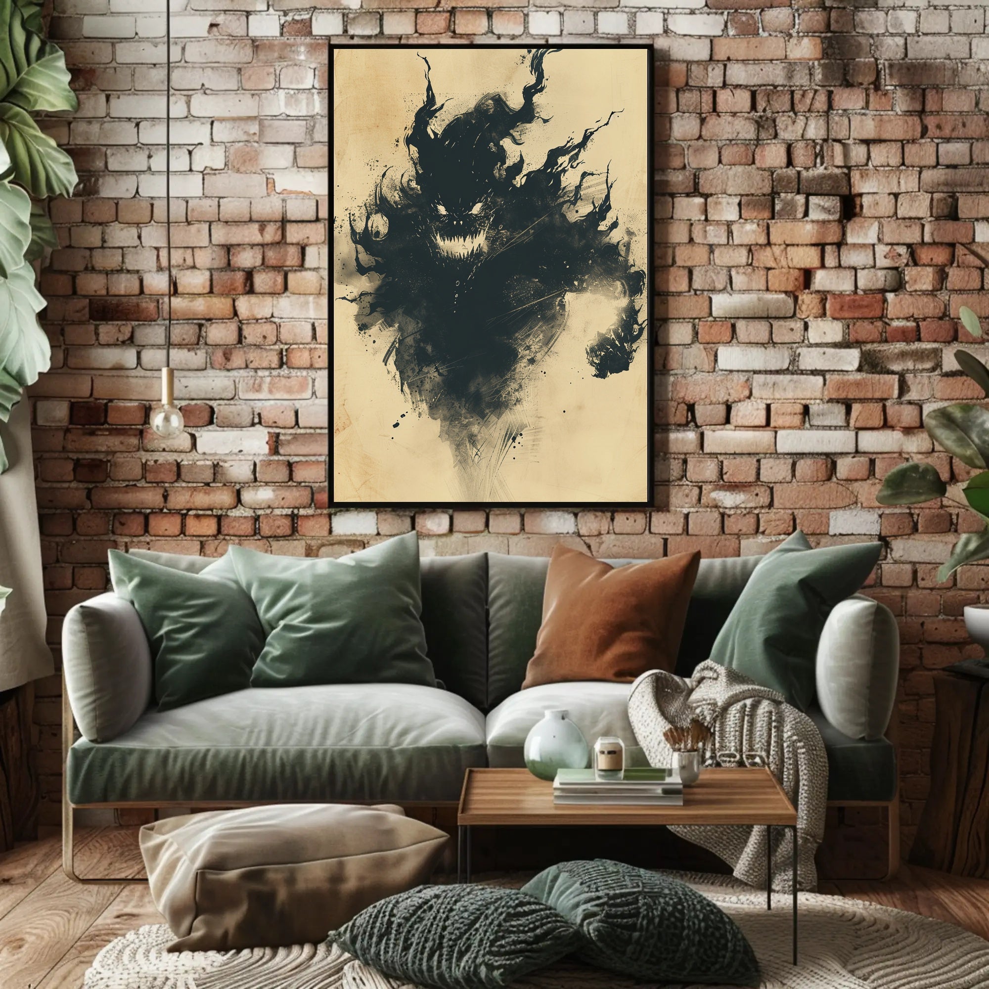 Shadowy Entity in Motion Poster PosterGoat