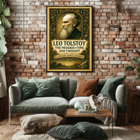 Leo Tolstoy The Passage of Time and Thought Poster PosterGoat