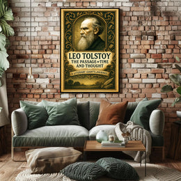 Leo Tolstoy The Passage of Time and Thought Poster PosterGoat