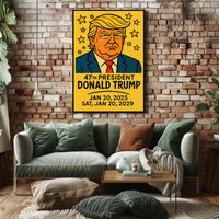 Trump Leadership Pop Art Patriotic Poster