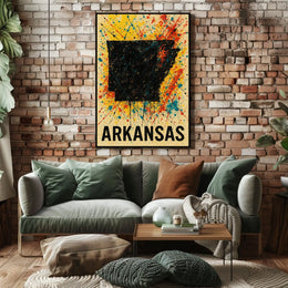 Arkansas State Art Poster