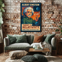 Albert Einstein Theory Of Relativity Poster