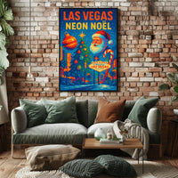 Las Vegas Neon Noël Poster