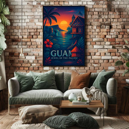 Guam Jewel of the Pacific Poster