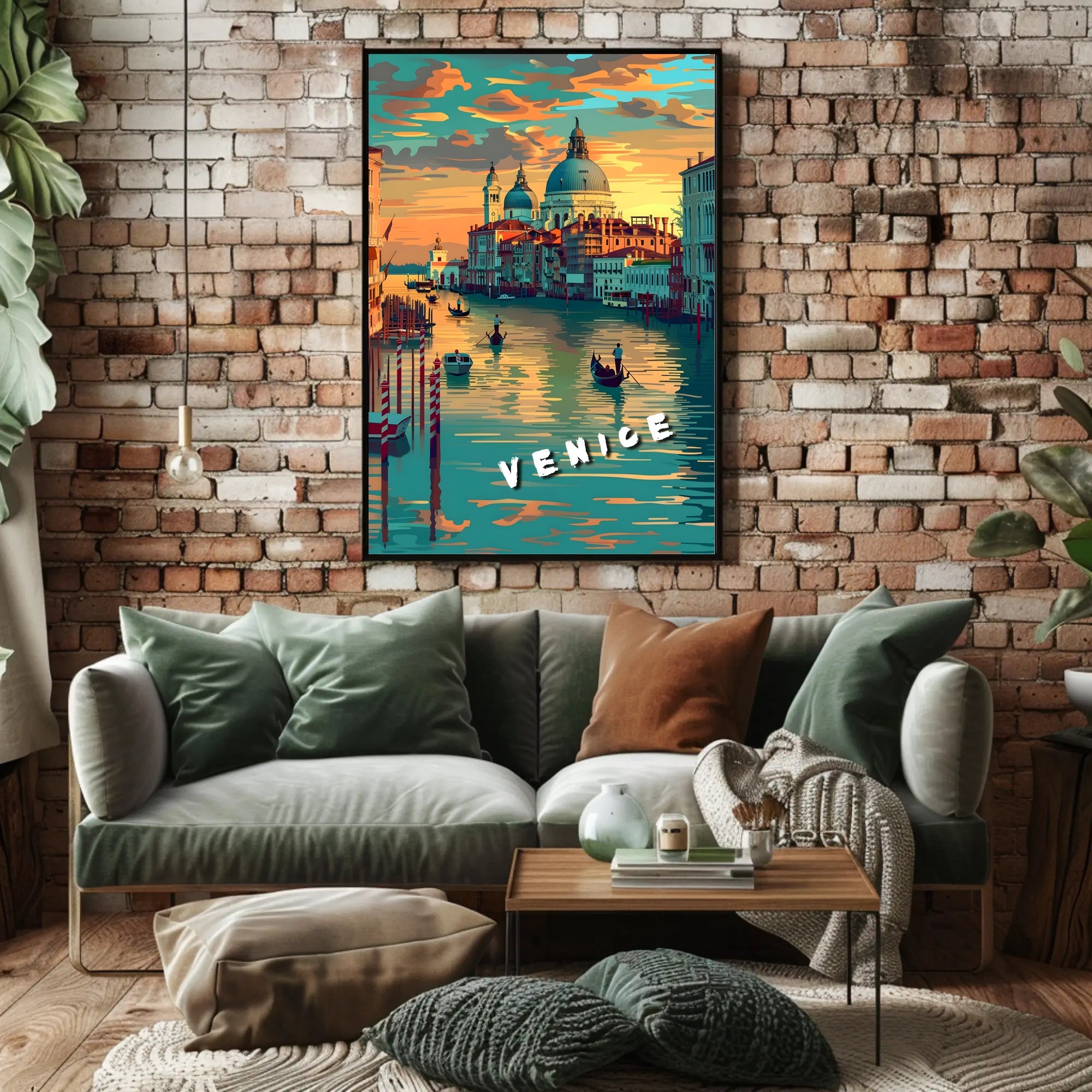 Venice at Sunset Poster