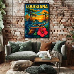 Louisiana Wildlife Poster