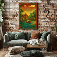 Thailand Enchantment Travel Poster