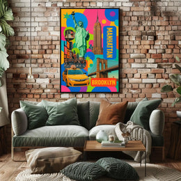 New York City Vibes Poster For Urban Wall Decor Lovers