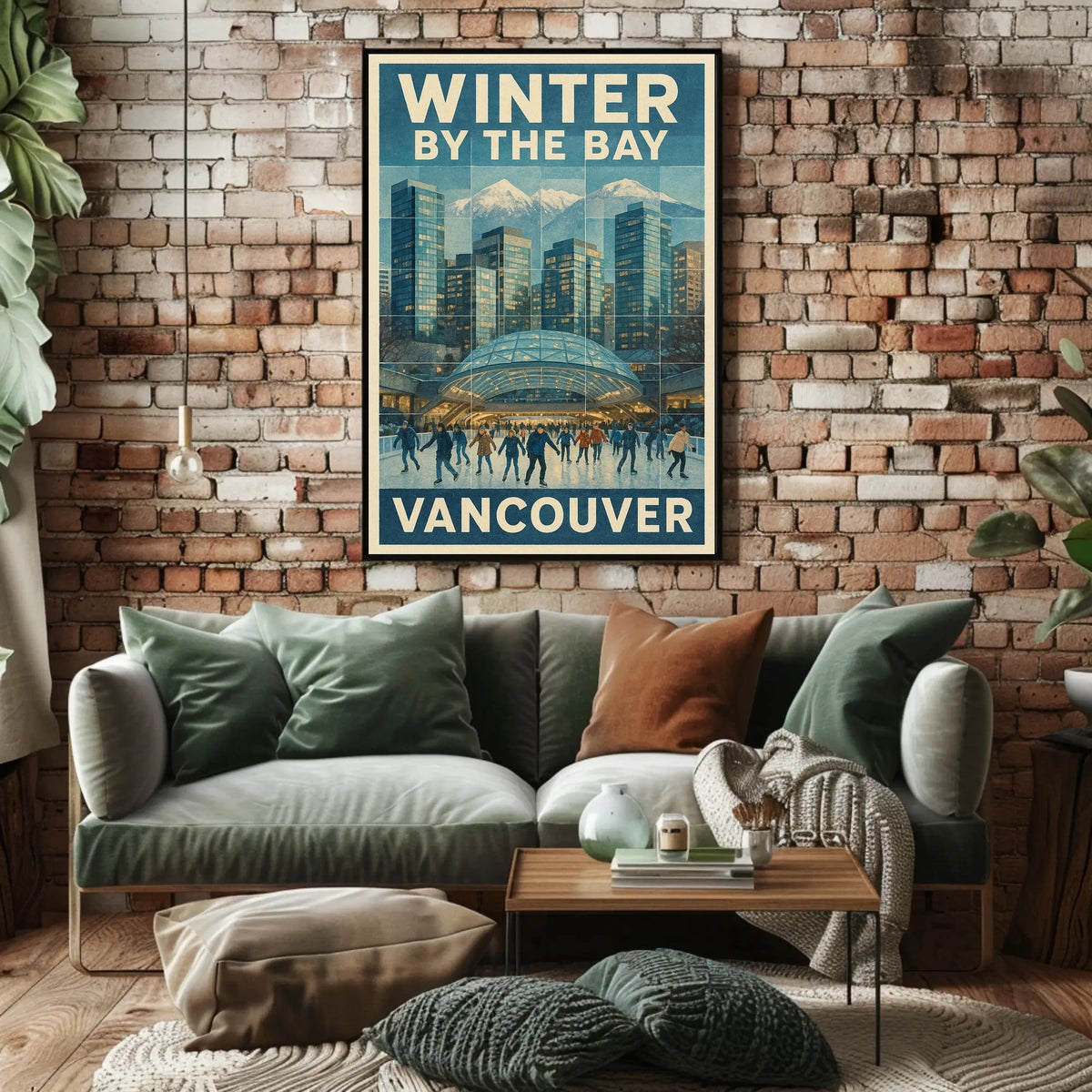 Winter By The Bay Vancouver Poster
