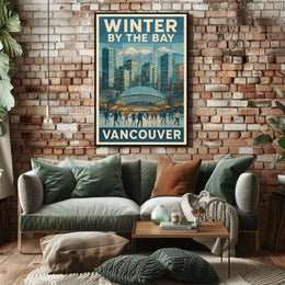 Winter By The Bay Vancouver Poster