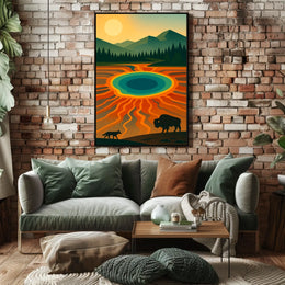 Yellowstone Serenity Poster