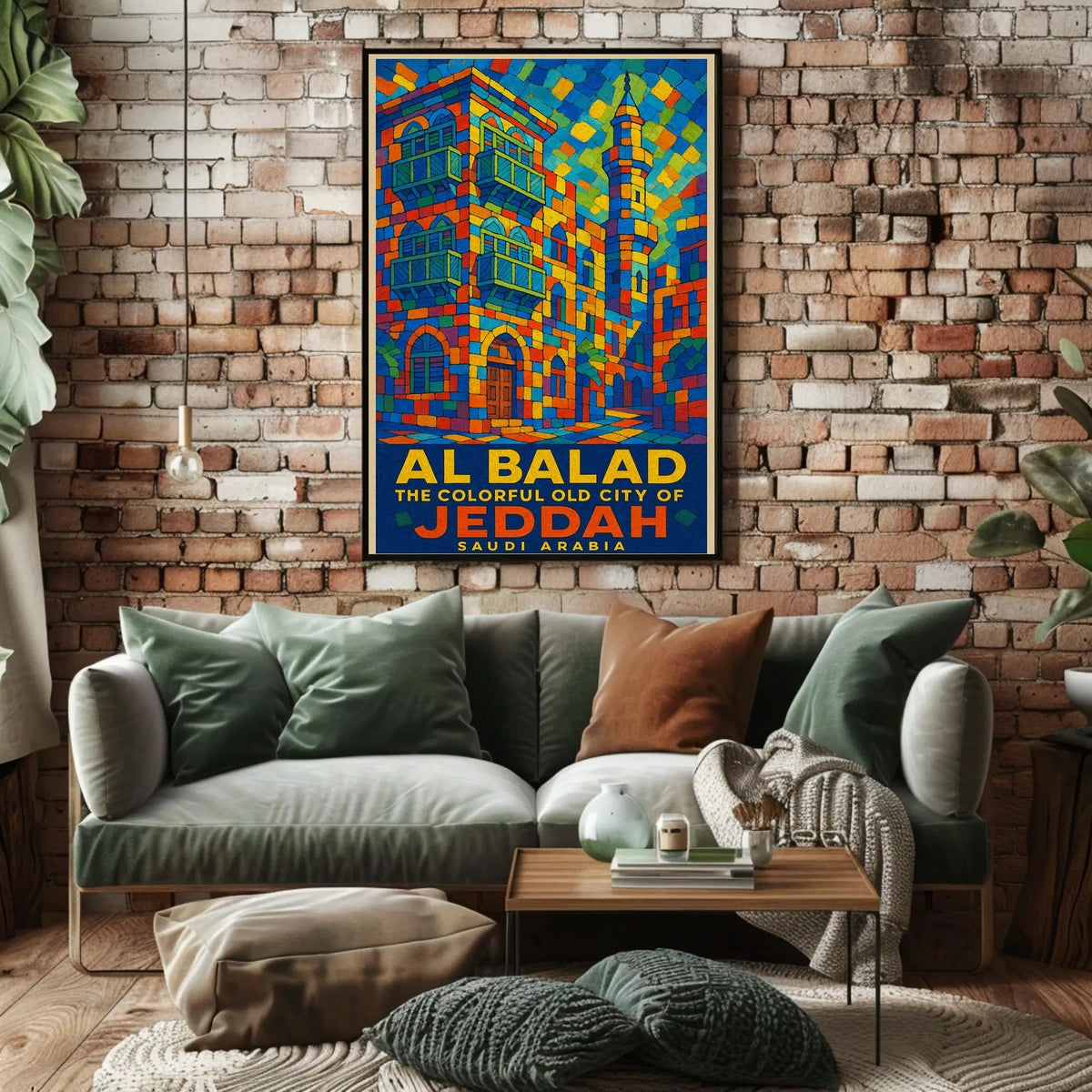 Al Balad The Colorful Old City Of Poster