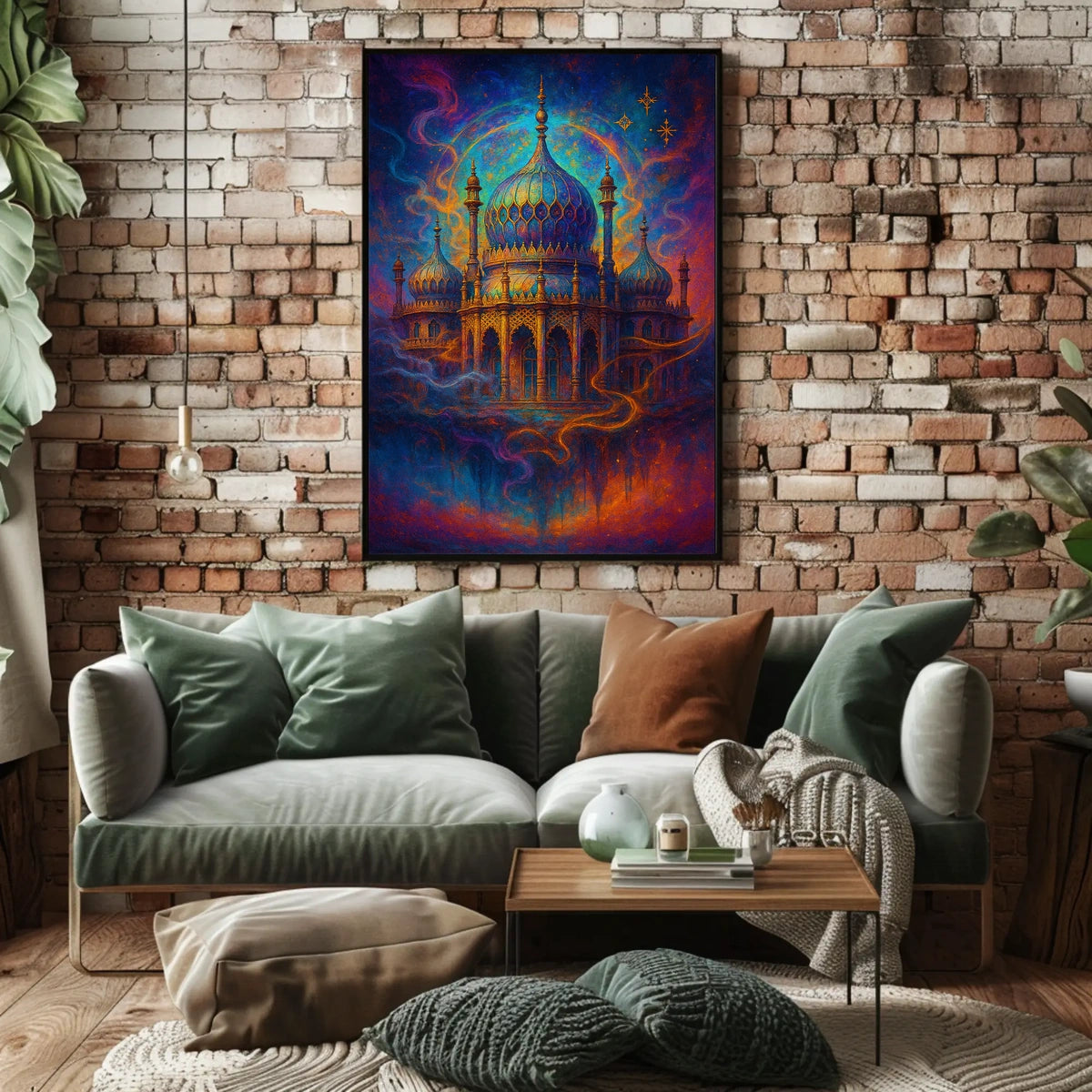 Mystical Palace in Dreamscape Poster