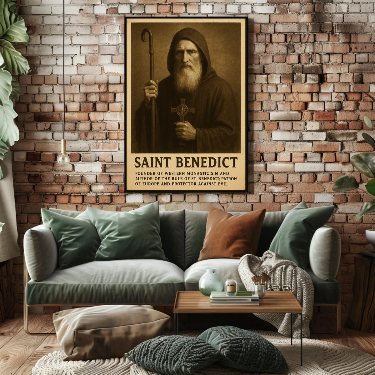 Saint Benedict Poster