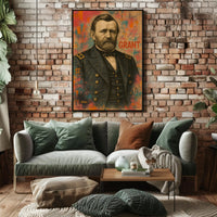 Grant Military Portrait Historical Presidential Poster