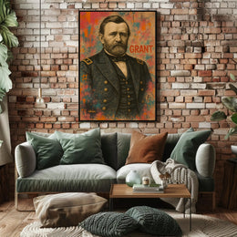 Grant Military Portrait Historical Presidential Poster