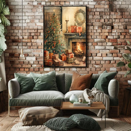 Cozy Christmas Eve Poster