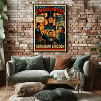 Abraham Lincoln The Emancipator Poster PosterGoat