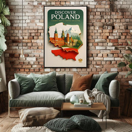 Discover Poland Poster PosterGoat