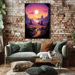 Journey Through The Painted Desert Poster
