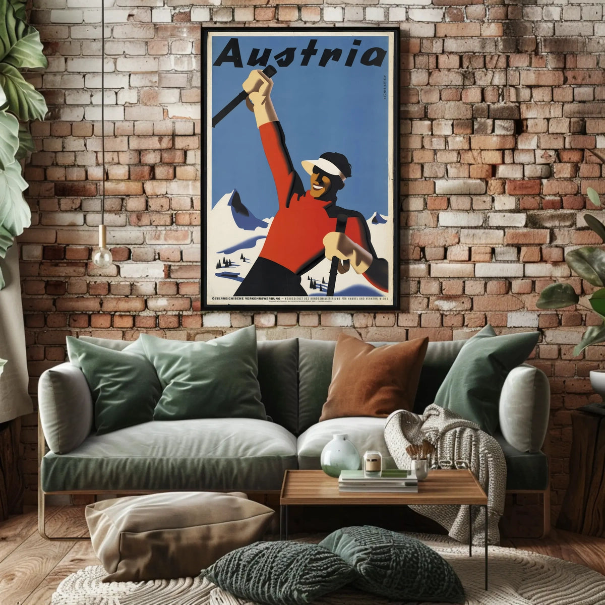 Austria Winter Sports Promotion Poster