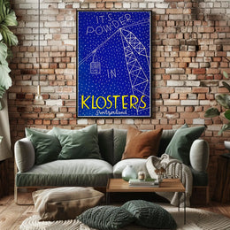 Powder In Klosters Poster