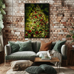 Festive Christmas Tree Poster