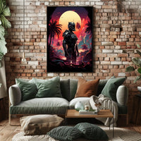 Cybernetic Sunset Poster