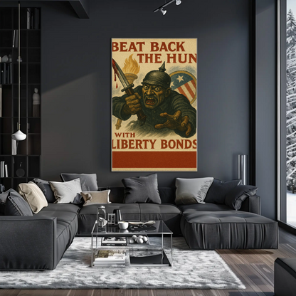 World War I Era Liberty Bonds Propaganda Poster