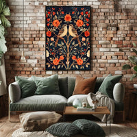 Floral Harmony Wall Art Print for Home Decor