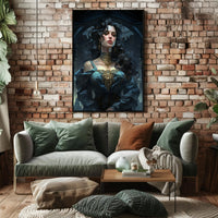 Enigmatic Elegance Poster