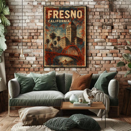 Fresno, California Poster