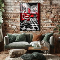 Vintage Barbershop Charm Poster