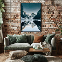 Breathtaking Winter Mountainscape: National Park Poster