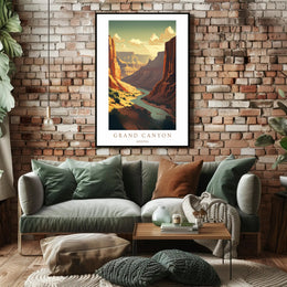 Majestic Grand Canyon Poster PosterGoat