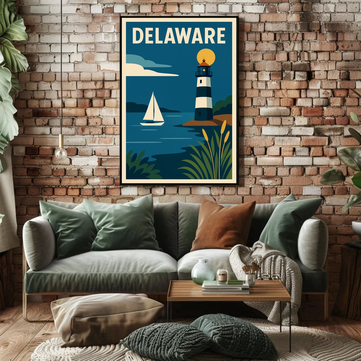 Delaware Coastal Charm Poster