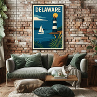 Delaware Coastal Charm Poster