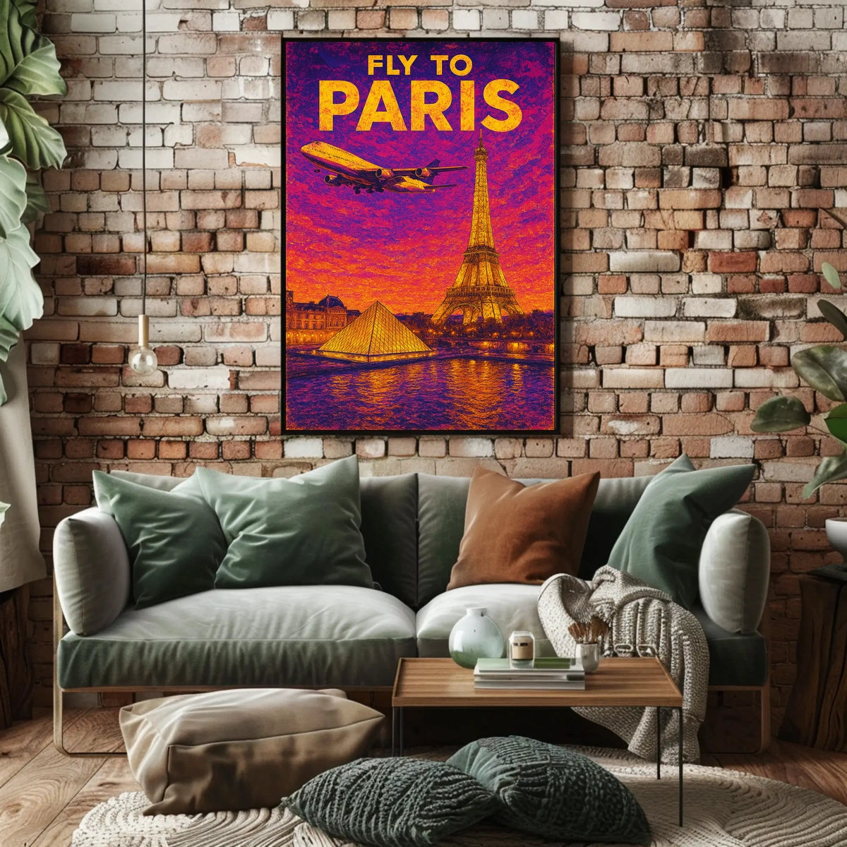 Fly To Paris Poster