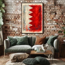 Abstract National Colors Abstract Poster