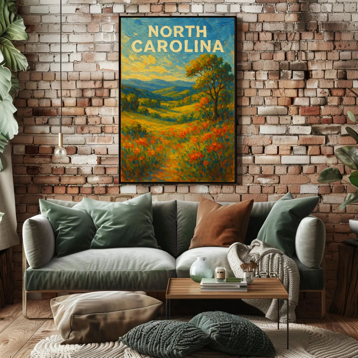 North Carolina Landscape Poster