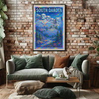 Mount Rushmore In South Dakota Poster