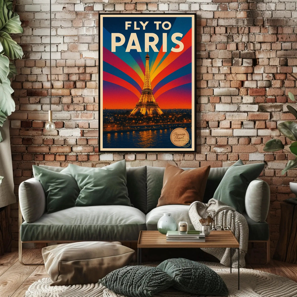 Fly To Paris Poster