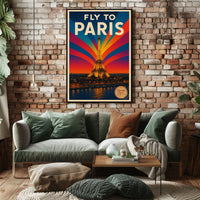 Fly To Paris Poster