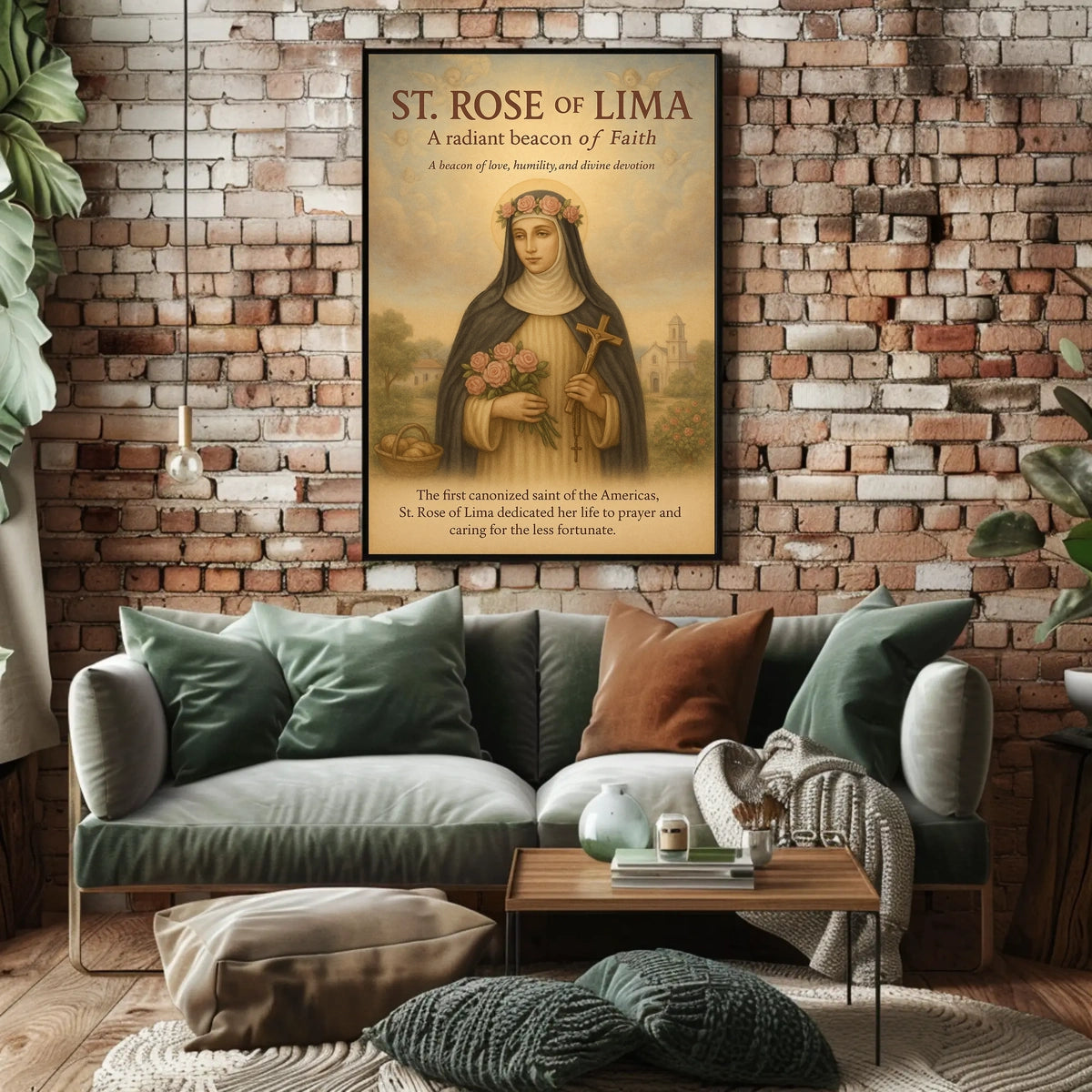 St. Rose Of Lima A Radiant Beacon Of Poster