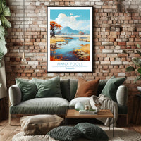 Mana Pools Tranquility: Explore Zimbabwe's National Park Poster