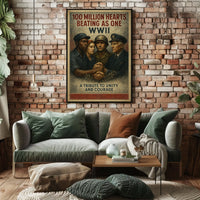 Beating as One WWII Tribute Poster