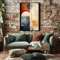Abstract Geometric Harmony Abstract Poster