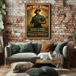 Invest in Victory War Bonds Poster