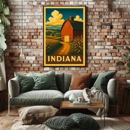 Indiana Countryside Poster