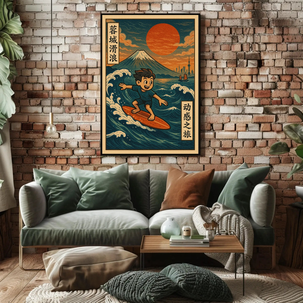Surfing Adventure Poster